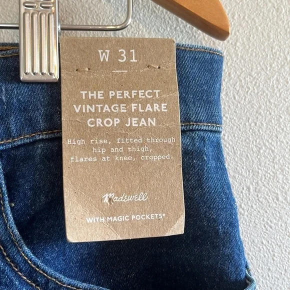 Madewell The Perfect Vintage Flare Crop - Picture 8 of 11